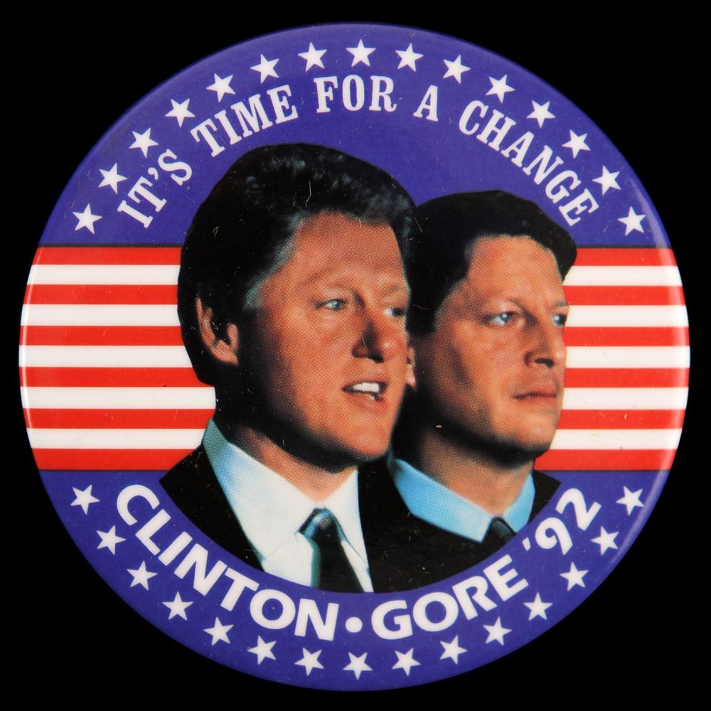A picture of Bill Clinton and Al-Gore together