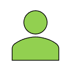 Light Green Person Icon