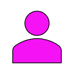 Pink Person Icon