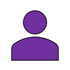 Purple Person Icon